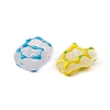 20Pcs Transparent Frosted Acrylic Beads OACR-YW0001-59-2