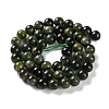 Natural Green Diopside Beads Strands G-NH0031-01B-3