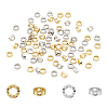80Pcs 2 Colors Brass Bead Frames KK-PH0002-60-1