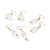 Brass Dangle Earrings EJEW-JE04594-1