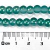 Frosted Transparent Glass Bead Strands LS-GLAA-P065-6mm-08-3