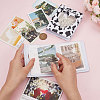 CRASPIRE 2 Books 2 Colors 3 Inch PVC Mini Love Heart Hollow Photocard Holder Book AJEW-CP0005-84-3