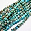 Natural Imperial Jasper Round Bead Strands X-G-I103-8mm-03-1