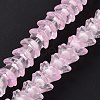 Transparent Glass Beads Strands LAMP-H061-01C-01-3