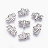 Tibetan Style Alloy Dragonfly Beads X-TIBEP-GC191-AS-NR-1