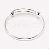 Tarnish Resistant 304 Stainless Steel Expandable Bangles X-STAS-K182-20P-2