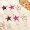 ARRICRAFT 6Pcs 3 Colors Glass Hotfix Rhinestone DIY-AR0002-28-2