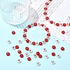 2 Strands Handmade Lampwork Beads Strands LAMP-CJ0003-18-6