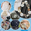 230Pcs 23 Styles 2-Hole Shell Flat Round Buttons BUTT-PH0001-37-6