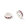 Brass Micro Pave Cubic Zirconia Beads KK-R216-10B-S02-2