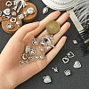 30Pcs 15 Styles Acrylic & Plastic Pendants Sets FIND-YW0004-63-4