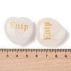 Natural Quartz Crystal Heart Engraving MBTI Figurines Statues for Home Office Desk Decorations G-K353-05O-3