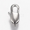 Non-Tarnish 316 Surgical Stainless Steel Lobster Claw Clasps X-STAS-Z013-01C-2