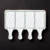Food Grade DIY Rectangle Ice-cream Silicone Molds DIY-D062-04B-5