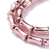 Electroplate Glass Beads Strands EGLA-Q128-13D-3