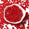 Transparent Colours Glass Seed Beads SEED-E001-T3x6mm-02-2