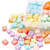 240Pcs 8 Colors Opaque Acrylic Multi-Strand Links MACR-YW0001-45-6