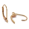 Brass Leverback Earring Findings X-KK-F824-007G-3