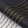 Brass Paperclip Chains CHC-S008-001A-AB-3