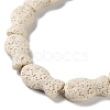 Fish Dyed Natural Lava Rock Beads Strands G-O126-01A-13-3