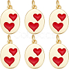 Beebeecraft Real 18K Gold Plated Brass Charms KK-BBC0012-35-1