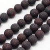 Natural Brecciated Jasper Beads Strands G-D690-8mm-1