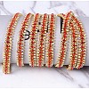 Brass Rhinestone Strass Chains CHC-WH0001-05G-2