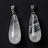 Natural Quartz Crystal Pendants G-F707-16-2
