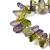 Electroplated Natural Quartz Crystal Beads Strands G-F800-D10-3