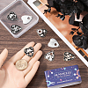 32Pcs 8 Styles Alloy Enamel Pendants ENAM-SC0005-13B-3