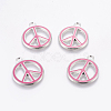 Alloy Enamel Pendants ENAM-P066-4-1