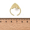 Brass Micro Pave Cubic Zirconia Cuff Open Rings for Women RJEW-K264-11G-5