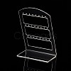 Organic Glass Earring Display Racks EDIS-N001-02B-2