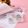 4Pcs 4 Colors Alloy Glass Crystal Rhinestone Pendants PALLOY-TA0002-37-6