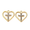 Alloy Rhinestone Pendants PALLOY-S052-01G-E-1