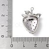 Brass Micro Pave Cubic Zirconia Pendants KK-P290-39P-3