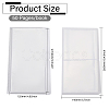 Rectangle Plastic Sticker Storage Albums AJEW-WH0419-40B-2