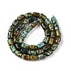 Natural African Turquoise(Jasper) Beads Strands G-G980-33A-3