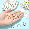 2Pcs Brass Micro Pave Cubic Zirconia Pendants KK-FS0002-14P-4