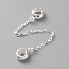 925 Sterling Silver Chain Extenders STER-WH0026-01S-1