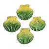 Spray Painted Natural Scallop Shell Big Pendants SSHEL-T017-14E-1