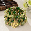 Boho Style Wood Beaded Stretch Bracelet Sets for Women WGE3C3B-30-1