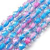 Two Tone Resin Beads Strands GLAA-T035-02E-1