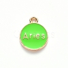 Alloy Enamel Pendants X-ENAM-S124-01A-06A-3