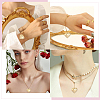 5Pcs Heart Brass Pendants KK-BBC0025-58A-5