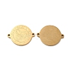 Ion Plating(IP) 304 Stainless Steel Connector Charms STAS-C074-11G-08-1