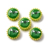 Fuuny Baking Paint Glass Enamel Beads LAMP-Q045-01J-1