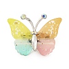 Butterfly Transparent Resin Brooch JEWB-M047-01A-1