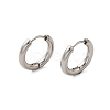 Tarnish Resistant 304 Stainless Steel Hoop Earrings EJEW-P177-P-21-1