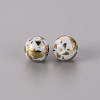 Electroplate Glass Beads EGLA-Q123-006F-2